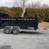 2025 BWise DU14-15 Low Pro DU 15.4K/17.6K/ Ultimate Dump Trailer (SKU-00340)