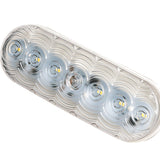 Luz de marcha atrás ovalada blanca de 6"