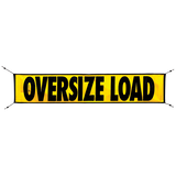 12" x 72" Mesh Oversize Load Sign with Bungees