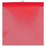 Bandera de seguridad de jersey rojo de 18" x 18" con lazo de alambre