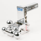 B&W Tow and Stow Ball Mount-Triple Ball (1 7/8", 2" & 2 5/16") Chrome