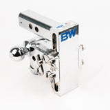 B&W Tow and Stow Ball Mount-Triple Ball (1 7/8", 2" & 2 5/16") Chrome