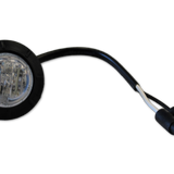 Mini luz LED ámbar de 1-1/4" (lente transparente)