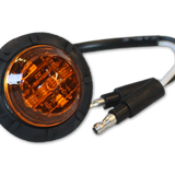Luz de gálibo combinada de perfil bajo ámbar de 1-1/4"