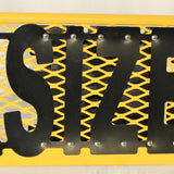 12" x 60" Aluminum Mesh 'Oversize Load' Sign-Double -sided