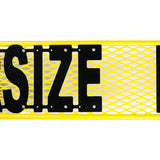 12" x 72'" Aluminum Mesh 'Oversize Load' Sign-Single-sided