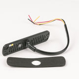 Luz estroboscópica de perfil bajo de 6 LED, ámbar/transparente
