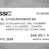 257-00006-16" Portable Strobe Light; Amber w/Clear Lens