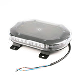 9" Strobe Light; Amber w/Clear Lens