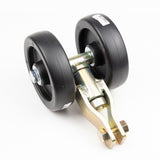 Rueda doble de 5" con giro para gato de manitas