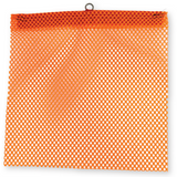 18" x 18" Florescent Orange Jersey Safety Flag with Wire Loop