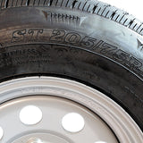 ST205/75R14 Load Range C on Silver Mod Wheel