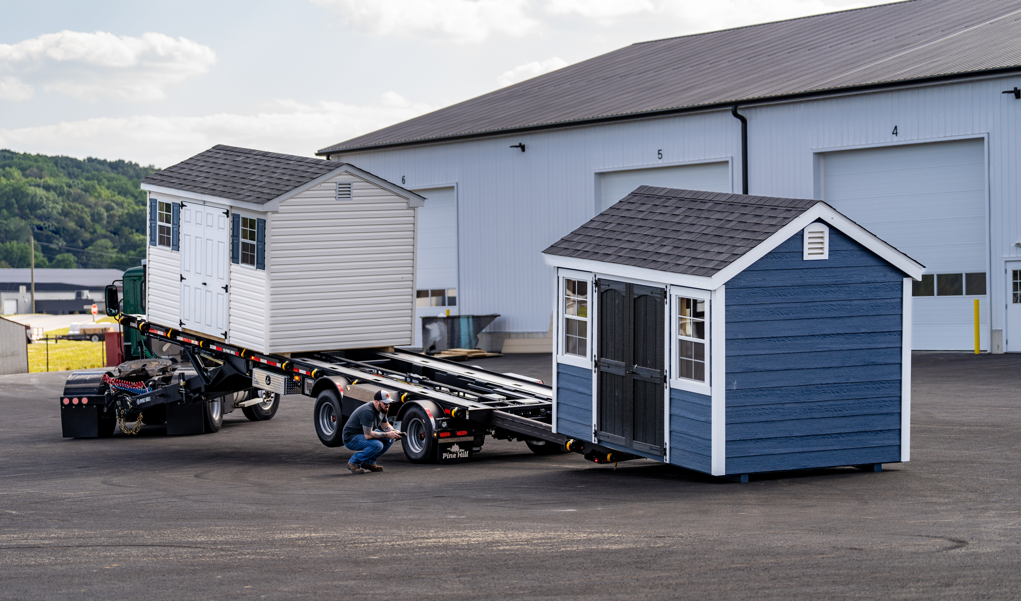 Pine Hill Shed Trailers.