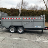 2025 BWise DU16-17 Low Pro DU 15.4K/17.6K/ Ultimate Dump Trailer (SKU-00308)