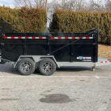 2025 BWise DU14-15 Low Pro DU 15.4K/17.6K/ Ultimate Dump Trailer (SKU-00340)