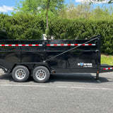 2025 BWise DU16-17 Low Pro DU 15.4K/17.6K/ Ultimate Dump Trailer (SKU-00447)