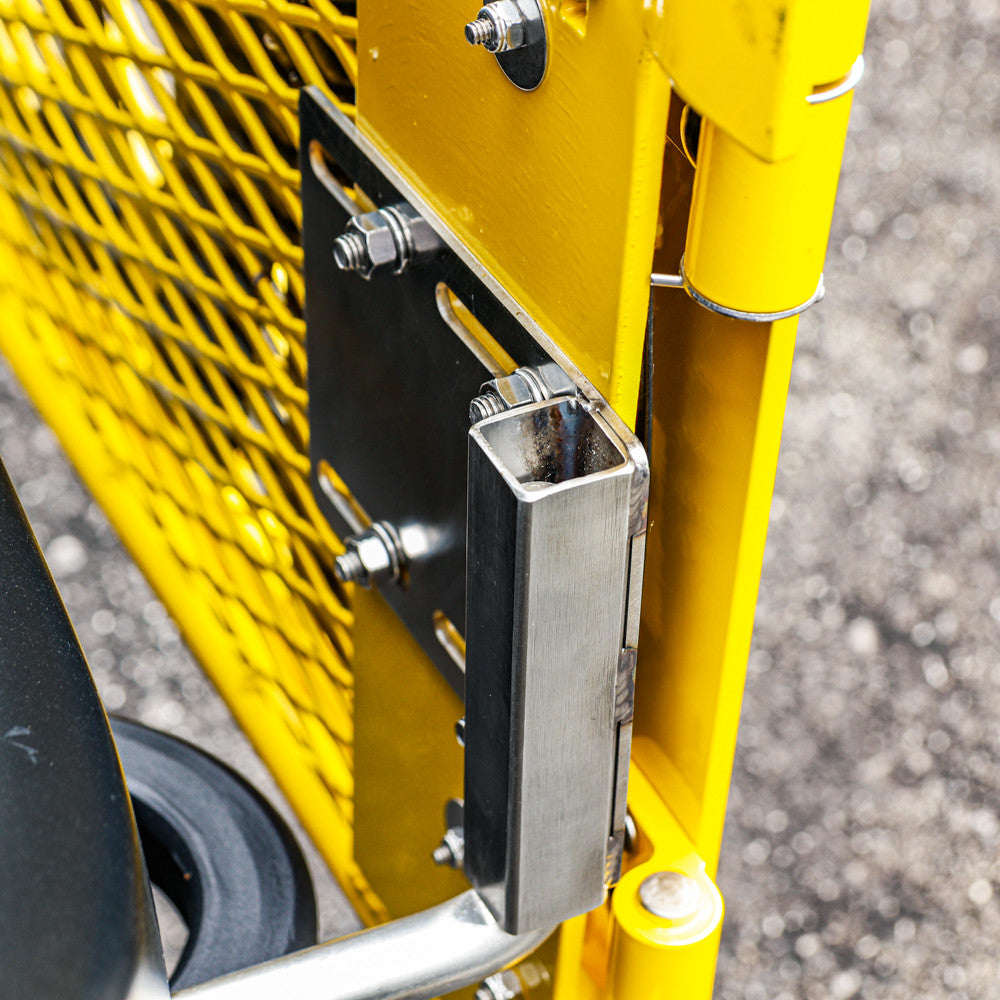 Mytee Products 12x72 Inch Hinged Aluminum Oversize Load Sign - Yellow - For Trucks & Trailers