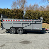 2025 BWise DU16-15 Low Pro DU 15.4K/17.6K/ Ultimate Dump Trailer (SKU-00348)