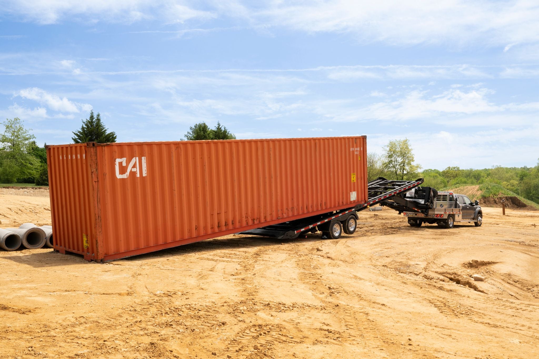 Pine Hill Container Trailers.