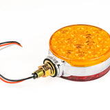 Red and Amber Double Faced Light with 21 LEDs