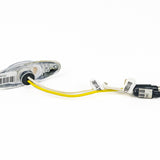 Amber LED Side Mount Light with Chrome Bezel and Clear Lens