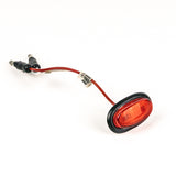 Luz LED roja de montaje lateral con ojal de goma