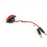 Luz LED roja de montaje lateral con ojal de goma
