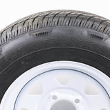 ST175/80R13 Load Range C  on White Spoke Wheel