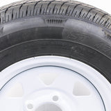 ST175/80R13 Load Range C  on White Spoke Wheel