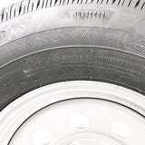 ST225/75R15 Load Range E on Silver Mod Wheel