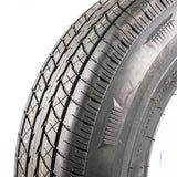 ST225/75R15 Load Range D on White Spoke Wheel