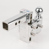 B&W Tow and Stow Ball Mount-Dual Ball (2" & 2 5/16") Chrome