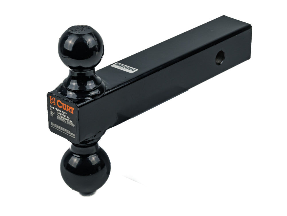 Buyers Products 1802215 Double Ball Mount - 2" & 2-5/16" Hitch Balls, Black Powder Coat