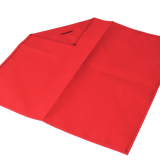 18" x 18" Red Cloth Flag w/Button Hole