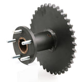 'A' Style Sideways Wheel Sprocket for 8" wheel.  #60 chain.