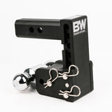 B&W Tow and Stow Ball Mount-Dual Ball (2" & 2 5/16")